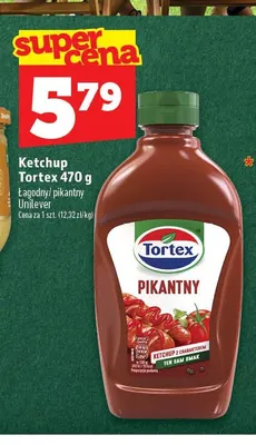 Ketchup pikantny Tortex promocja w TOPAZ