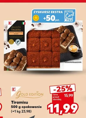 Tiramisu Gold Edition promocja w Kaufland
