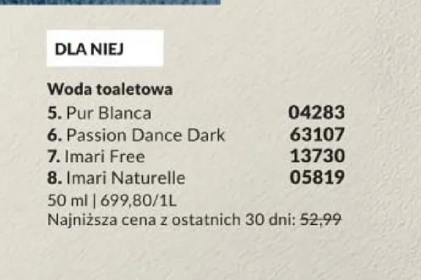 Woda toaletowa Avon Pur Blanca promocja w AVON