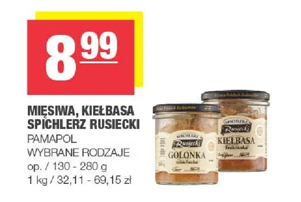 Kiełbasa Spichlerz Rusiecki promocja w SPAR