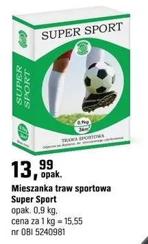 Mieszanka traw sportowa promocja w OBI