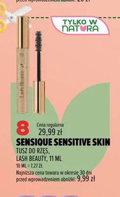 Tusz do rzęs Sensique Sensitive Skin Lash Beauty promocja w Drogerie Natura