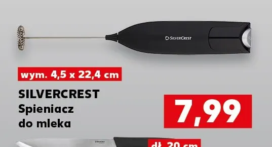 Spieniacz do mleka Silvercrest promocja w Kaufland