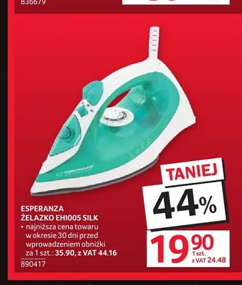 Żelazko ESPERANZA EHI005 SILK promocja w Selgros