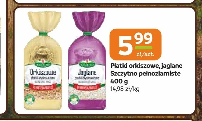 Płatki jaglane Szczytno pełnoziarniste promocja w Gama