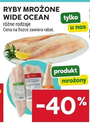 Ryby mrożone Wide Ocean promocja w Stokrotka