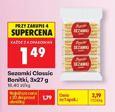Sezamki Classic promocja w Biedronka