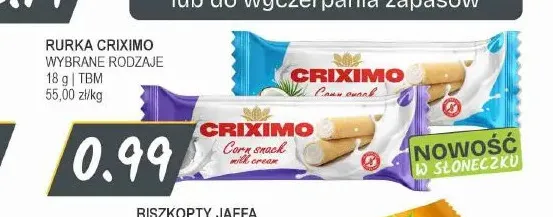 Rurka Criximo promocja w Słoneczko
