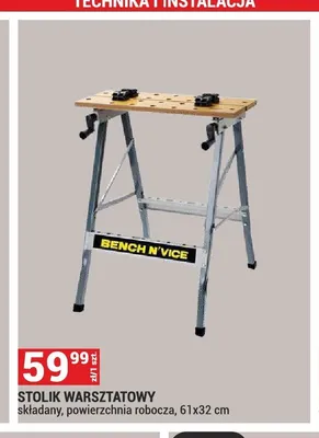 Stolik warsztatowy Bench N'Vice promocja w Merkury Market