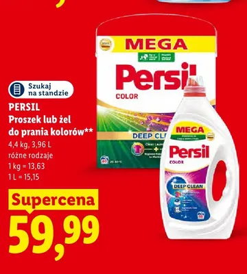 Proszek do prania kolorów Persil Color promocja w Lidl