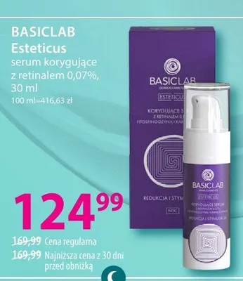 Esteticus serum korygujące z retinalem 0,07% promocja w Hebe