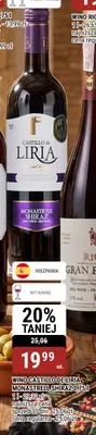 Wino czerwone Castillo de Liria Monastrell Shiraz promocja w bi1