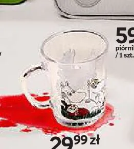 Kubek szklany Moomin promocja w Empik