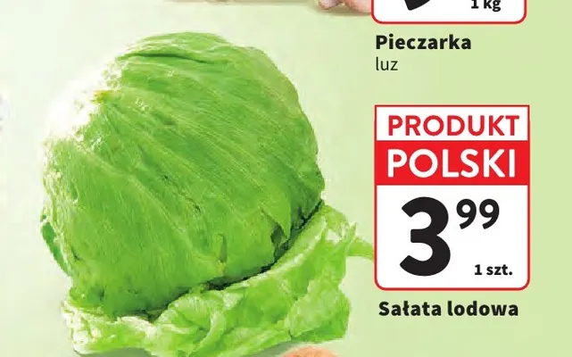Sałata lodowa promocja w Intermarche