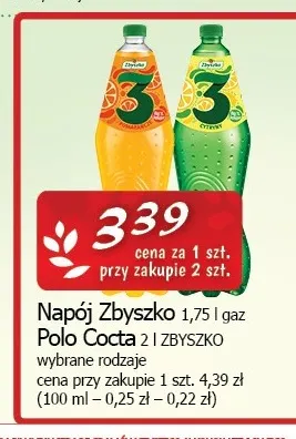 Napój Polo Cocta Zbyszko promocja w CEZAR Delikatesy