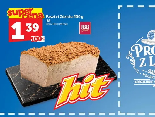 Pasztet Zdzicha JBB promocja w TOPAZ