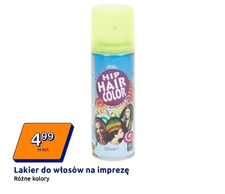 Lakier do włosów na imprezę promocja w Action
