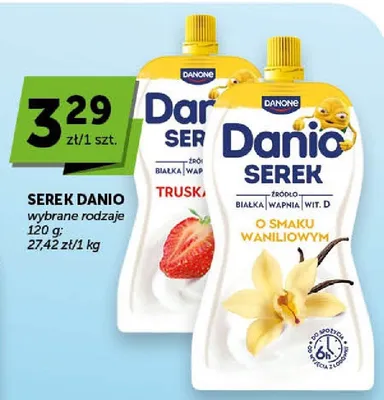 Serek Danio o smaku waniliowym promocja w Groszek