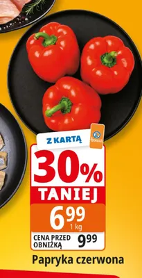 Papryka czerwona promocja w Leclerc