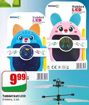 Tablet kot LCD 2 kolory promocja w Dino