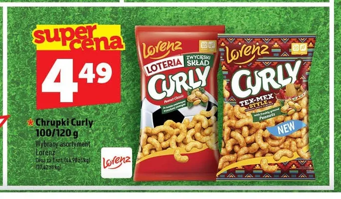 Chrupki Curly Tex-Mex Style promocja w TOPAZ