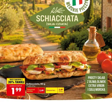 Schiacciata promocja w Biedronka
