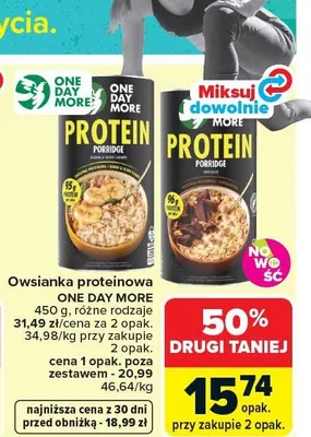 Owsianka proteinowa różne rodzaje promocja w Carrefour