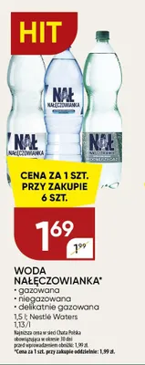 Woda gazowana Nałęczowianka promocja w Chata Polska