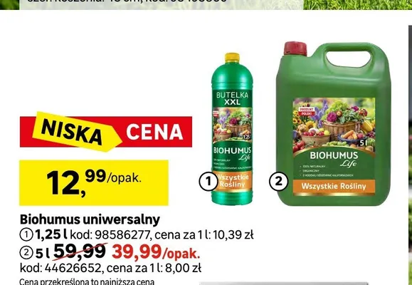 Biohumus uniwersalny BIOHUMUS Life promocja w Leroy Merlin