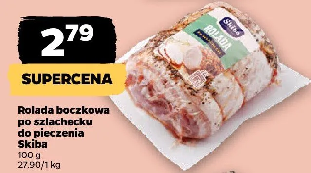Rolada boczková po szlachecku do pieczenia Skiba promocja w Netto