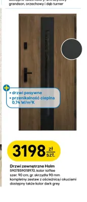 Drzwi zewnętrzne Holm Ok Doors promocja w Castorama