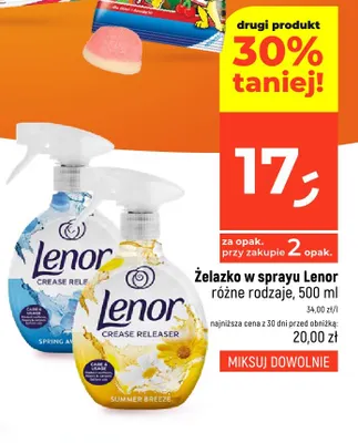 Żelazko w sprayu Lenor Crease Releaser Summer Breeze promocja w Dealz