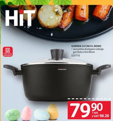 Garnek 24 cm/4L Bono promocja w Selgros