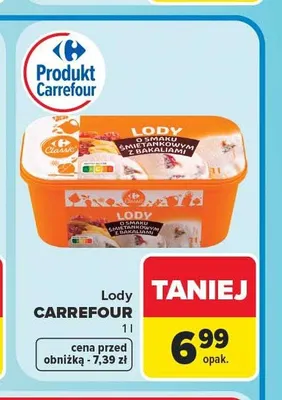 Lody Carrefour promocja w Carrefour