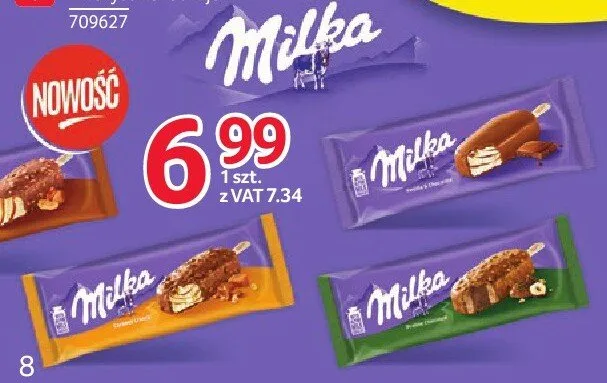 Lody Milka 90ml wszystkie rodzaje promocja w Selgros