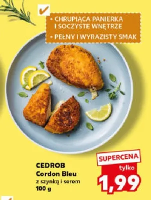 Cordon Bleu z szynką i serem promocja w Kaufland