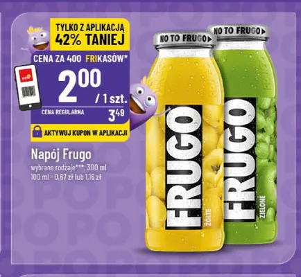 Napój Frugo żółty promocja w POLOmarket