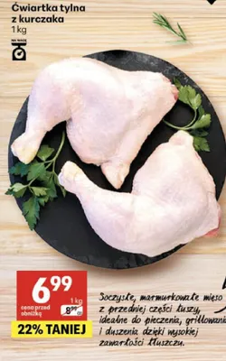Ćwiartka tylna z kurczaka promocja w Delikatesy Centrum