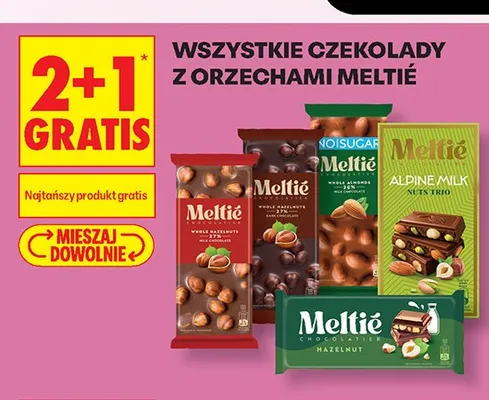 Czekolada Meltié Hazelnut promocja w Biedronka