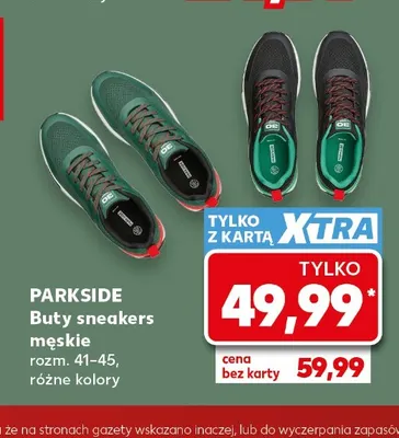 Buty sneakers męskie Parkside promocja w Kaufland