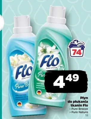 Płyn do płukania tkanin Flo Pure Breeze promocja w Netto
