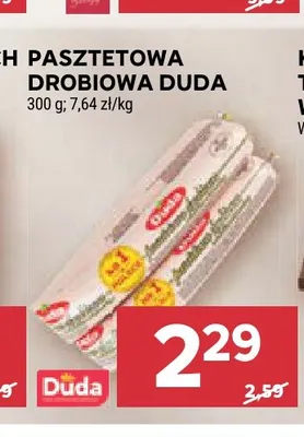 Pasztetowa drobiowa Duda promocja w Stokrotka