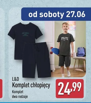 Komplet chłopięcy L&D promocja w Aldi
