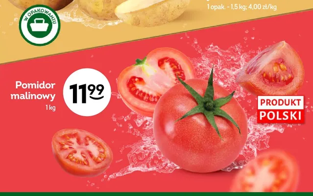 Pomidory malinowe promocja w Żabka