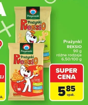 Prażynki REKSIO promocja w Carrefour