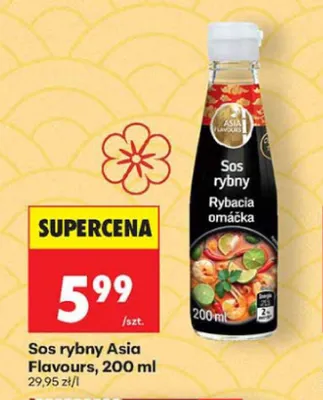 Sos rybny Asia Flavours promocja w Biedronka