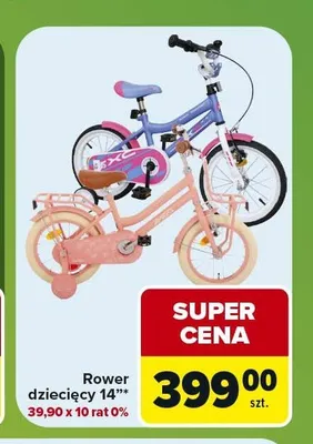 Rower dziecięcy promocja w Carrefour