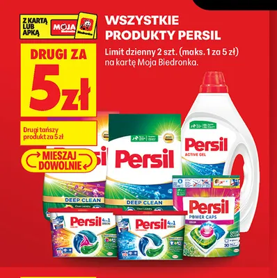 Produkty Persil promocja w Biedronka