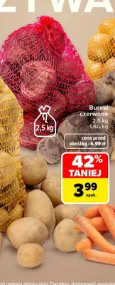 Buraki czerwone promocja w Carrefour