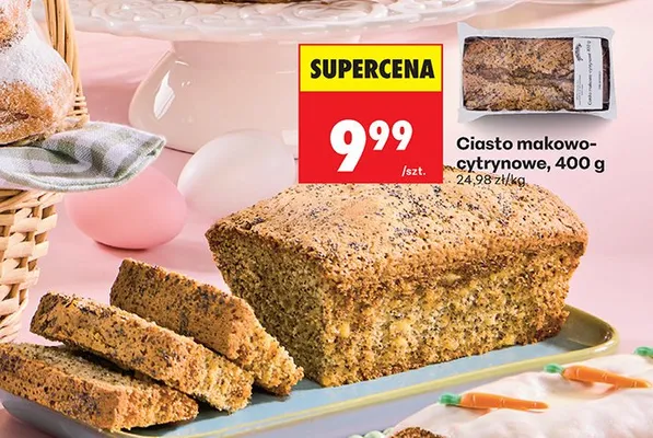 Ciasto makowo-cytrynowe promocja w Biedronka
